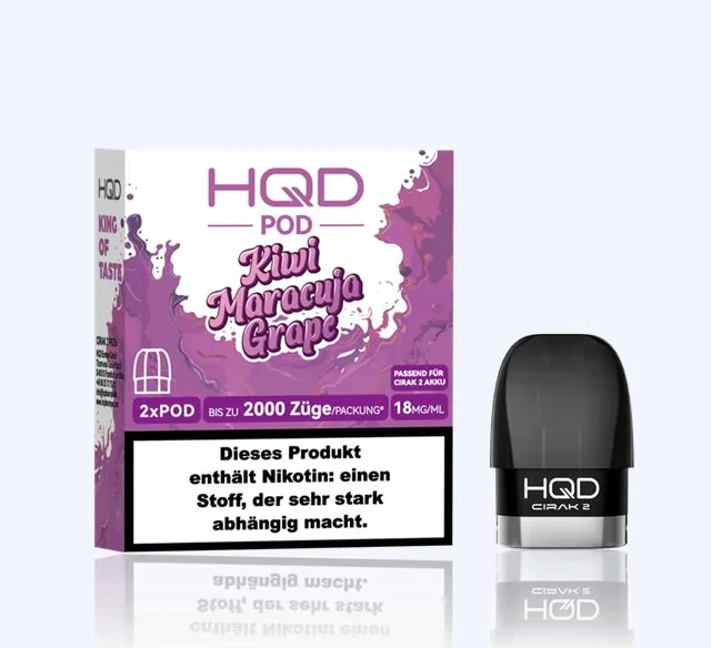 HQD CIRAK 2 Pod – Kiwi Maracuja Grape Pod-System