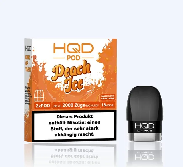 HQD CIRAK 2 Pod – Peach Ice Pod-System