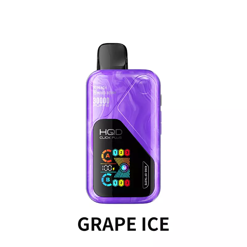 HQD Click Plus 30000 – Grape Ice Einweg E-Zigarette