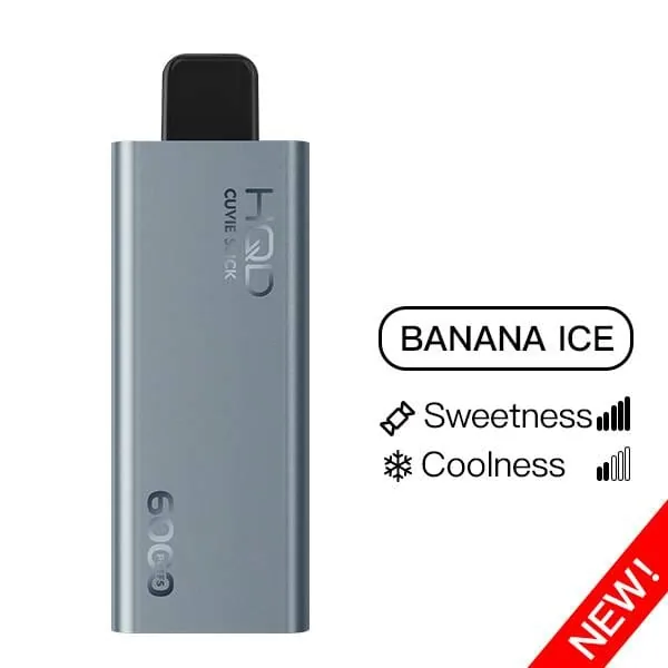 HQD Cuvie Slick 6000 – Banana Ice Einweg E-Zigarette
