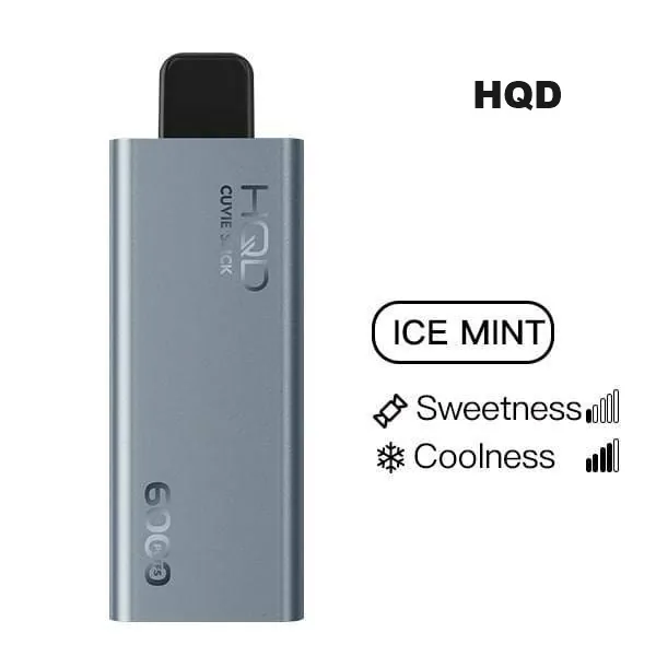 HQD Cuvie Slick 6000 – Ice Mint Einweg E-Zigarette, ca. 6000 Züge