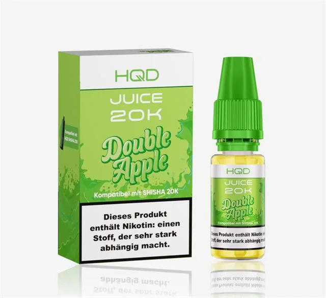 HQD JUICE 20K – Double Apple E-Shisha zum Einmalgebrauch