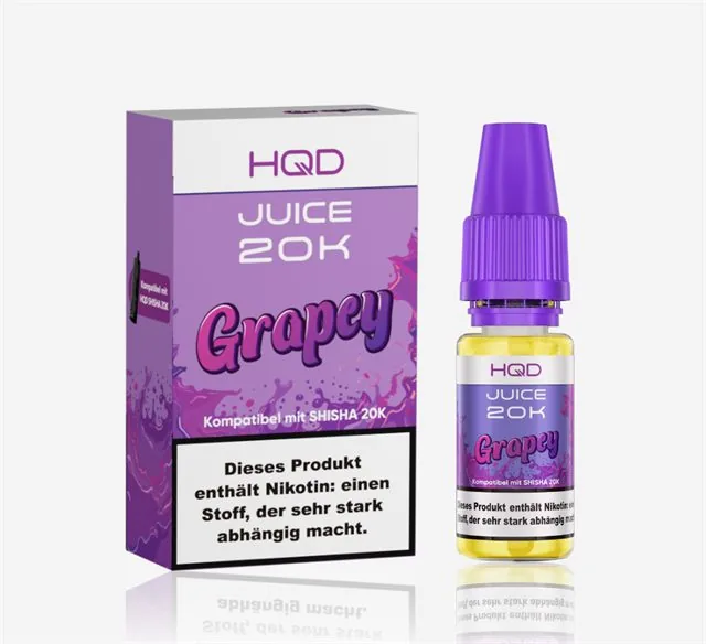 HQD JUICE 20K – Grapey E-Shisha zum Einmalgebrauch