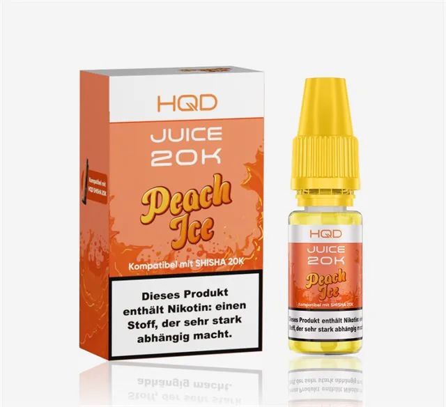 HQD JUICE 20K – Peach Ice E-Shisha zum Einmalgebrauch