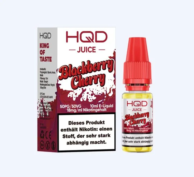 HQD JUICE – Blackberry Cherry Einweg E-Zigarette
