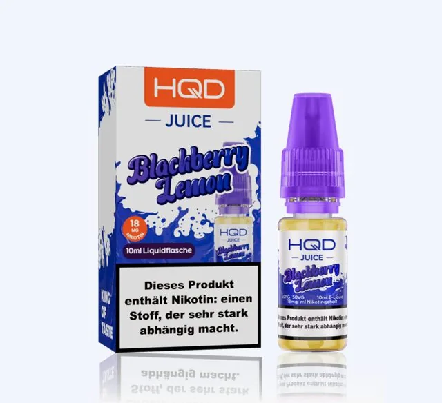HQD JUICE – Blackberry Lemon Einweg E-Zigarette