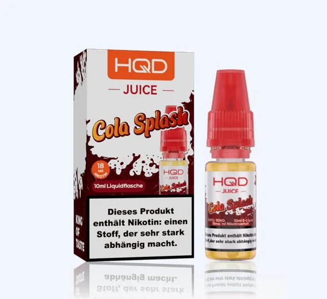 HQD JUICE Produktreihe mit 23 Sorten, Einweg E-Zigarette