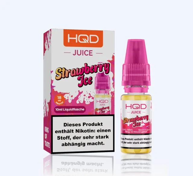 HQD JUICE – Strawberry Ice Einweg E-Zigarette