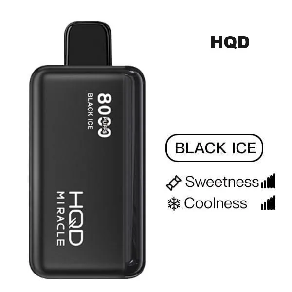 HQD Miracle 8000 – Black Ice Einweg E-Zigarette