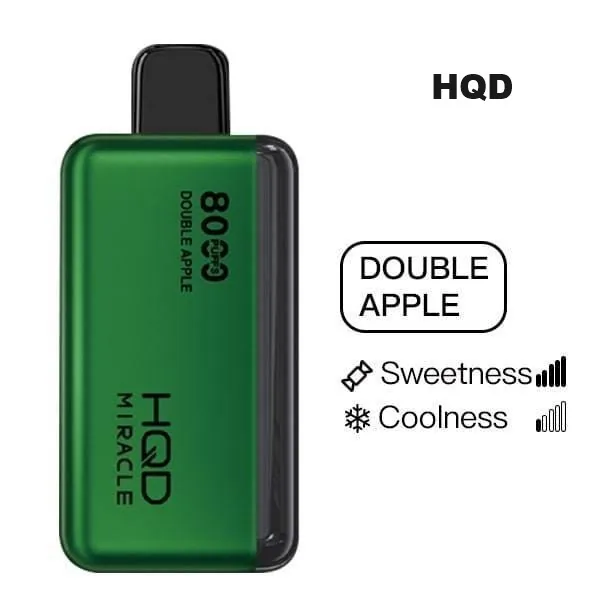 HQD Miracle 8000 – Double Apple Einweg E-Zigarette