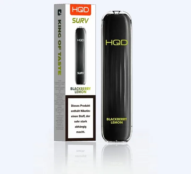 HQD SURV Produktreihe mit 30 Sorten, Einweg E-Zigarette
