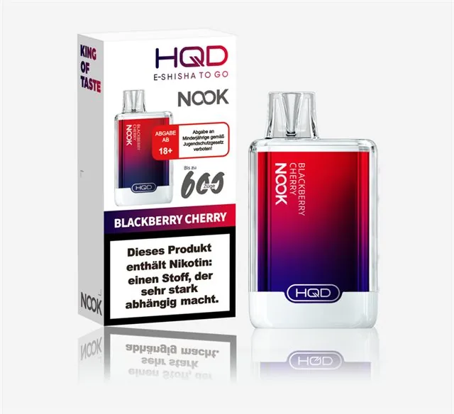 NOOK Blackberry Cherry Einweg E-Zigarette